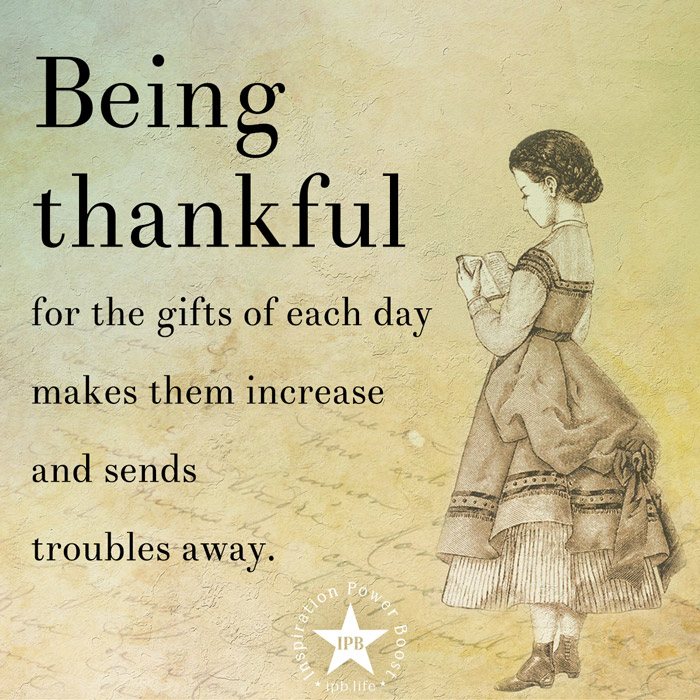 Being Thankful For the Gifts Of Each Day