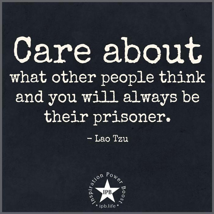 Care About What Other People Think