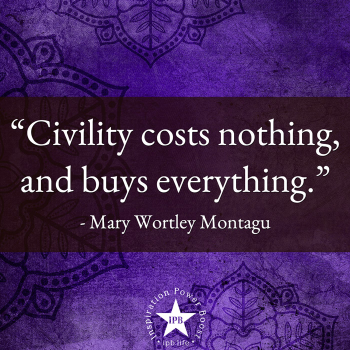 Civility Costs Nothing