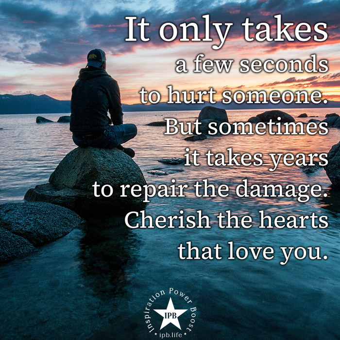 It Only Takes A Few Seconds To Hurt Someone