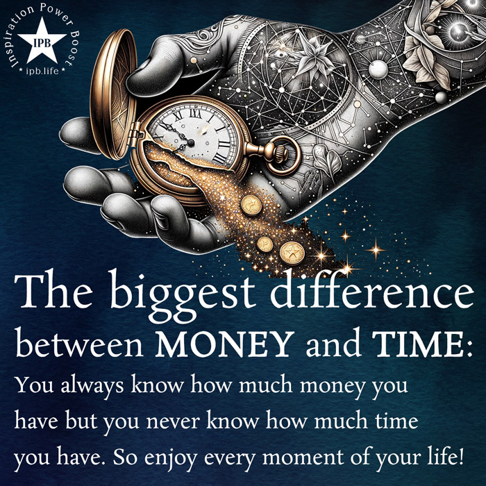The Biggest Difference Between Money And Time