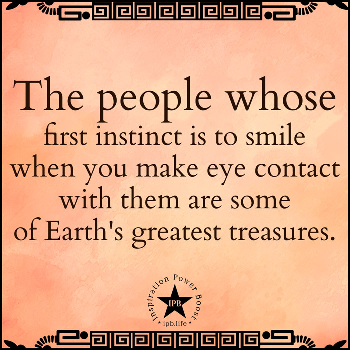 The People Whose First Instinct Is To Smile