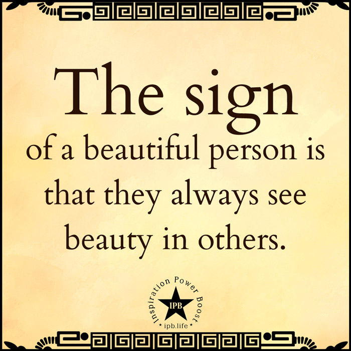 The-Sign-Of-A-Beautiful-Person
