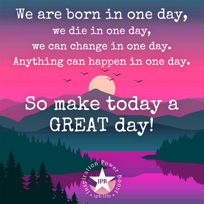 We Are Born In One Day