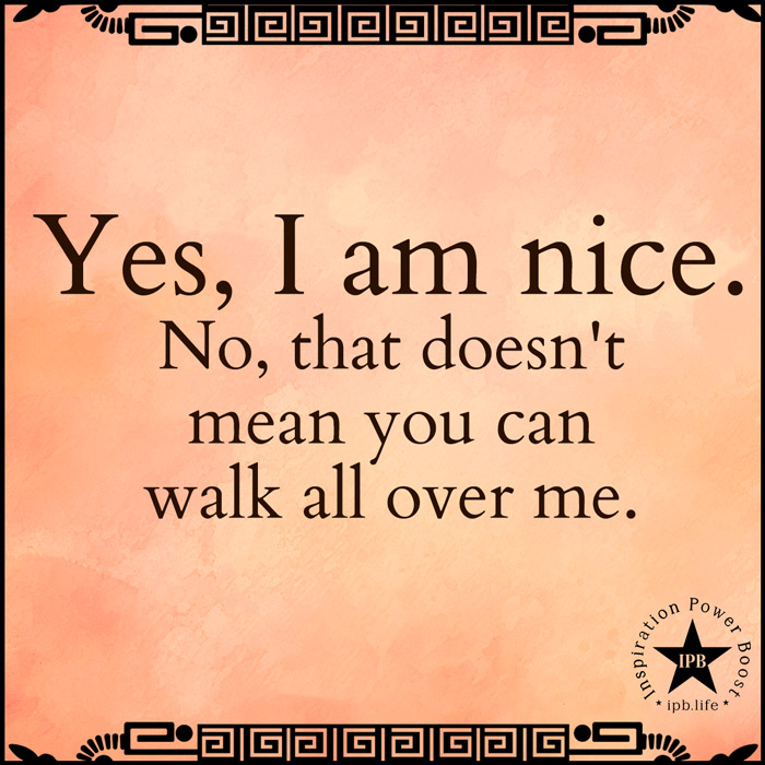 Yes, I Am Nice